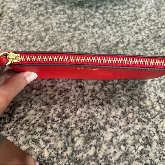 Kate Spade  Red Leather Wristlet - Picture 8 of 11